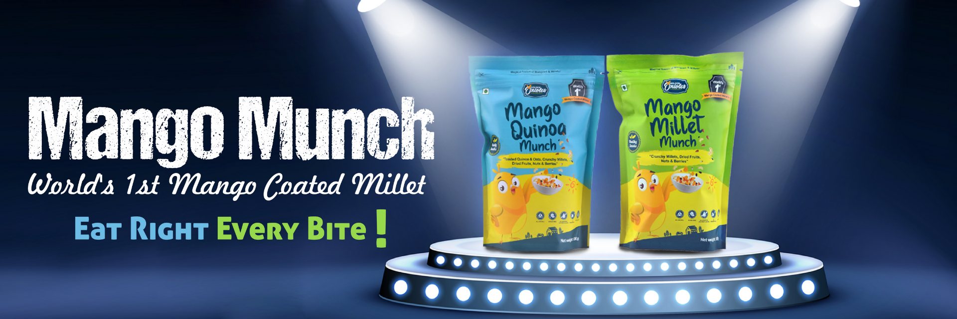 Mango Munch inside banner