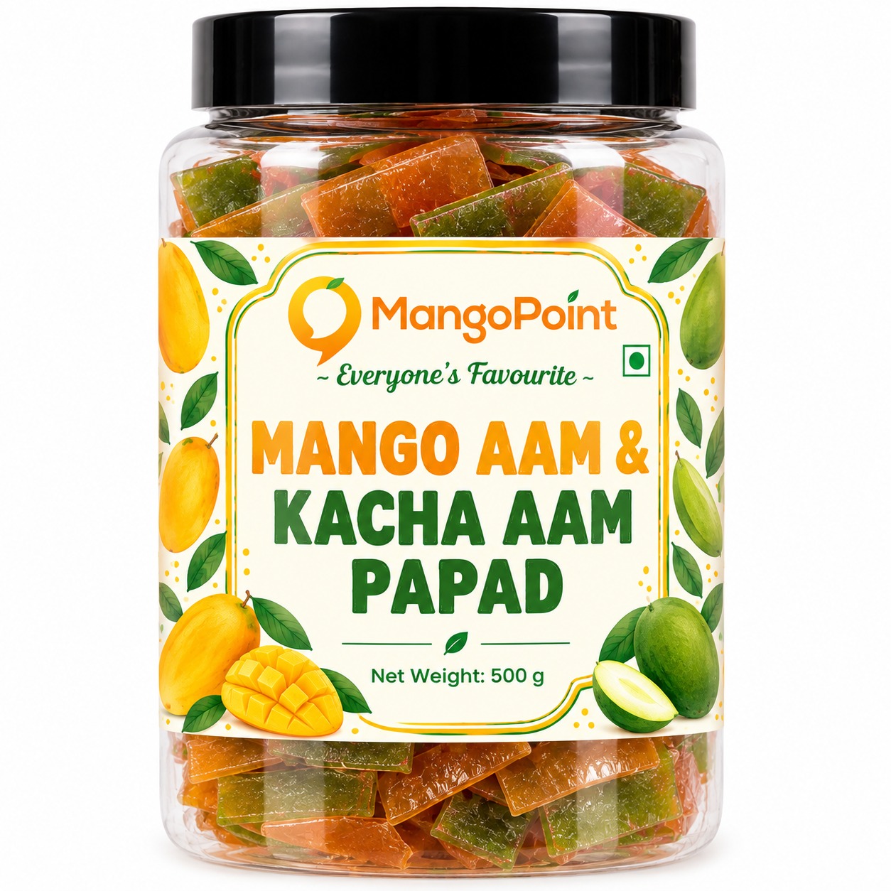 Mango Aam Papad & Kaccha Aam Papad Jar 500 gms
